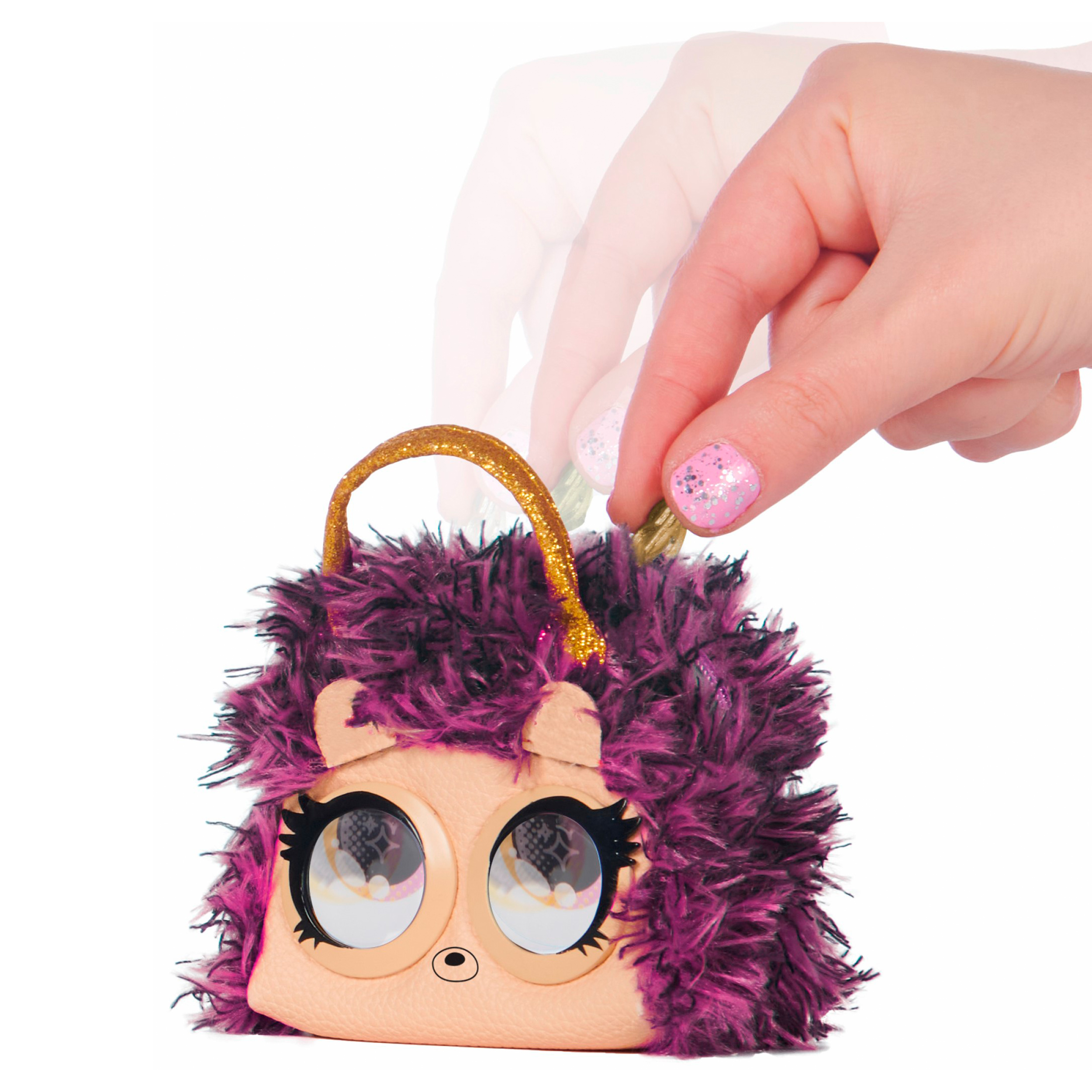 Purse Pets Micros, Edgy Hedgy Hedgehog & Narwow Narwhal Mini Purse