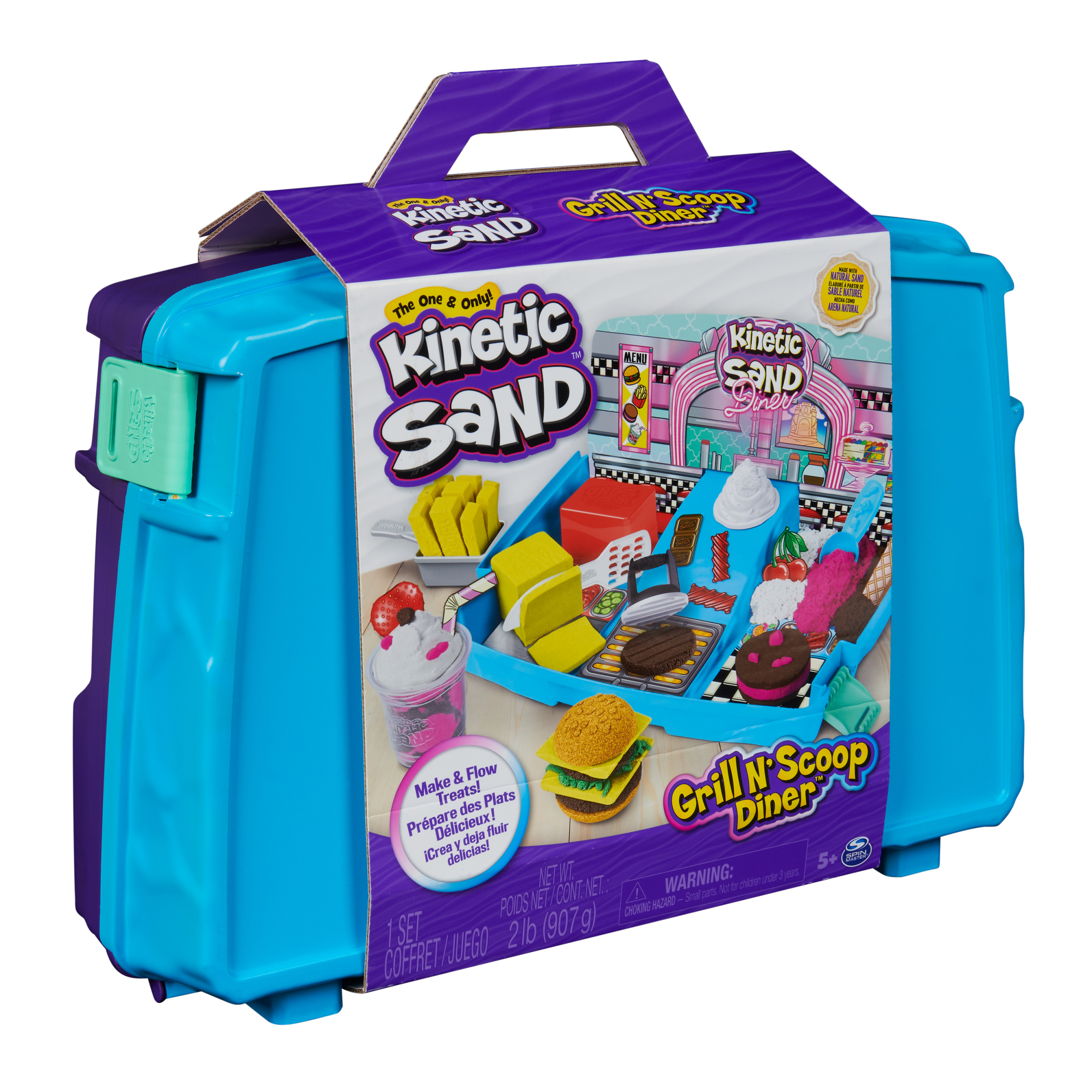 Kinetic sand set outlet