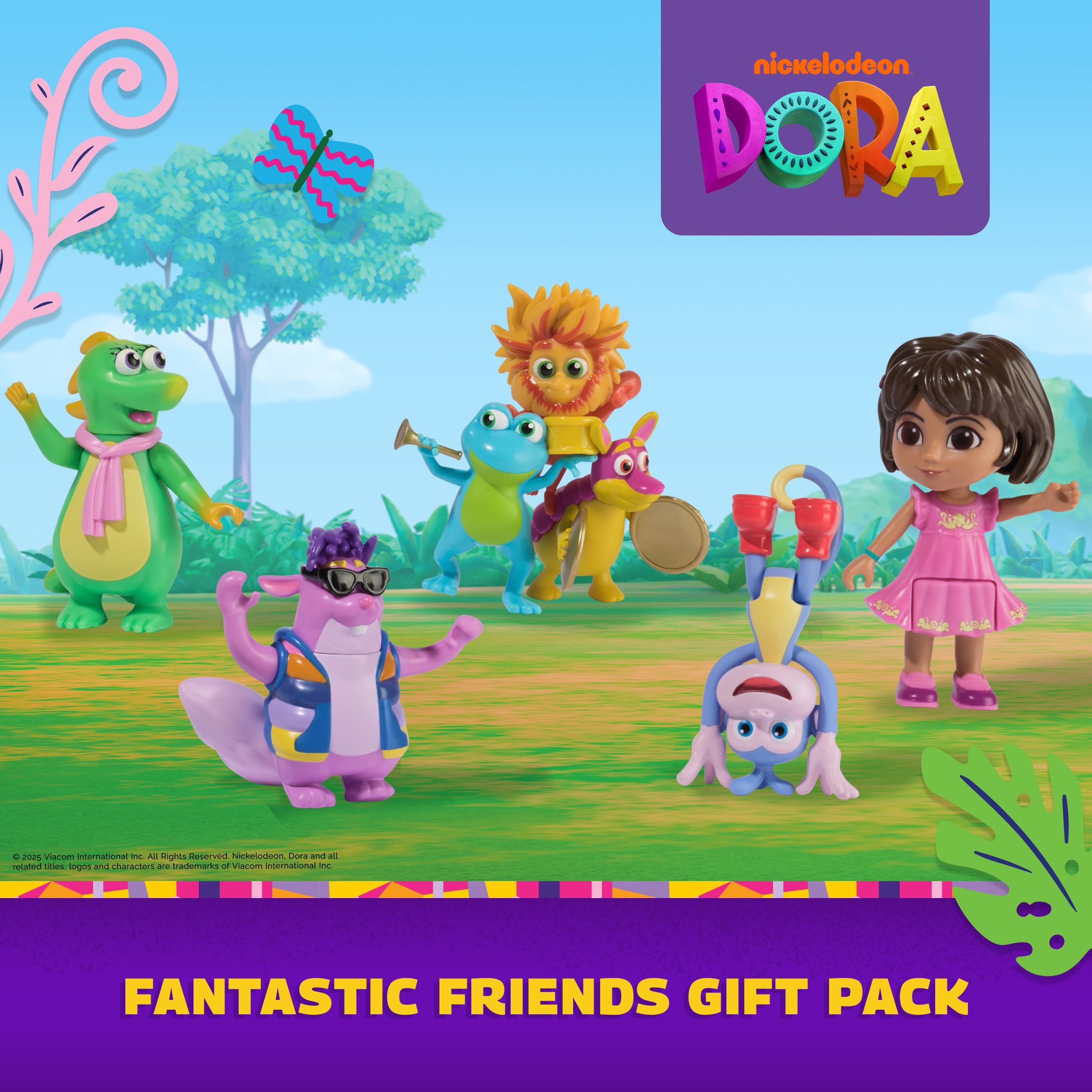 Dora, Fantastic Friends Gift Pack with Dora, Boots, Tico, Isa, and