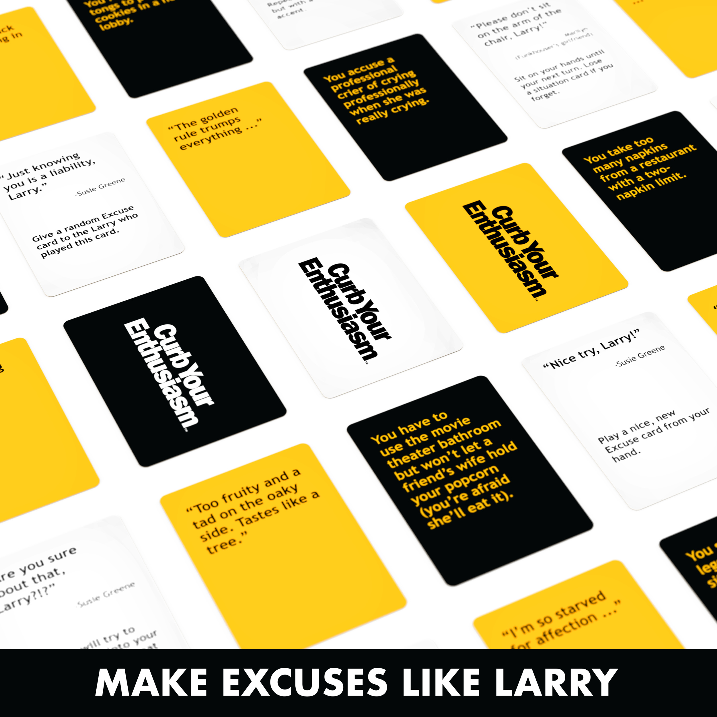Curb Your Enthusiasm Hilarious Role-Playing Party Card Game, Ages 