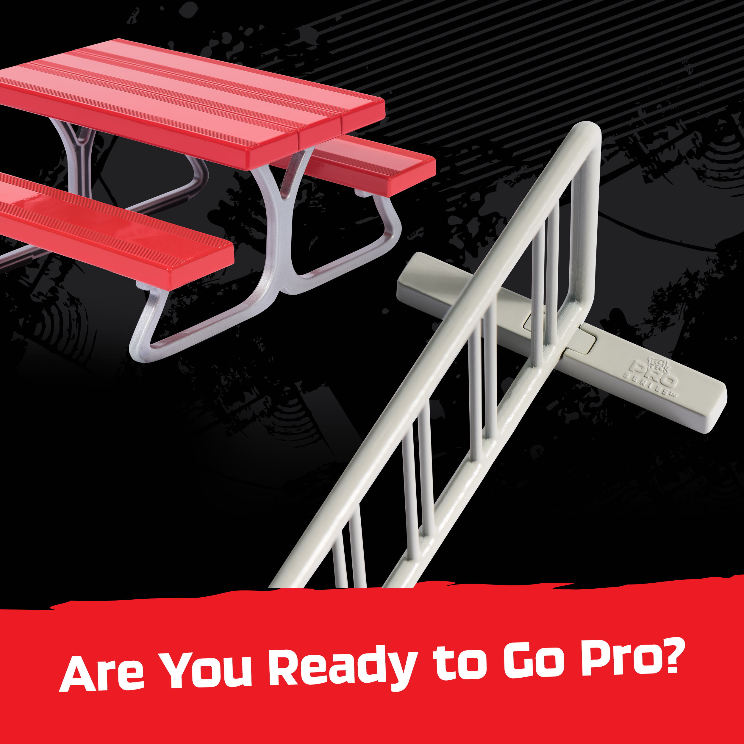 Tech Deck, Pro Series Daily Grind Pack 2.0 with Picnic Table