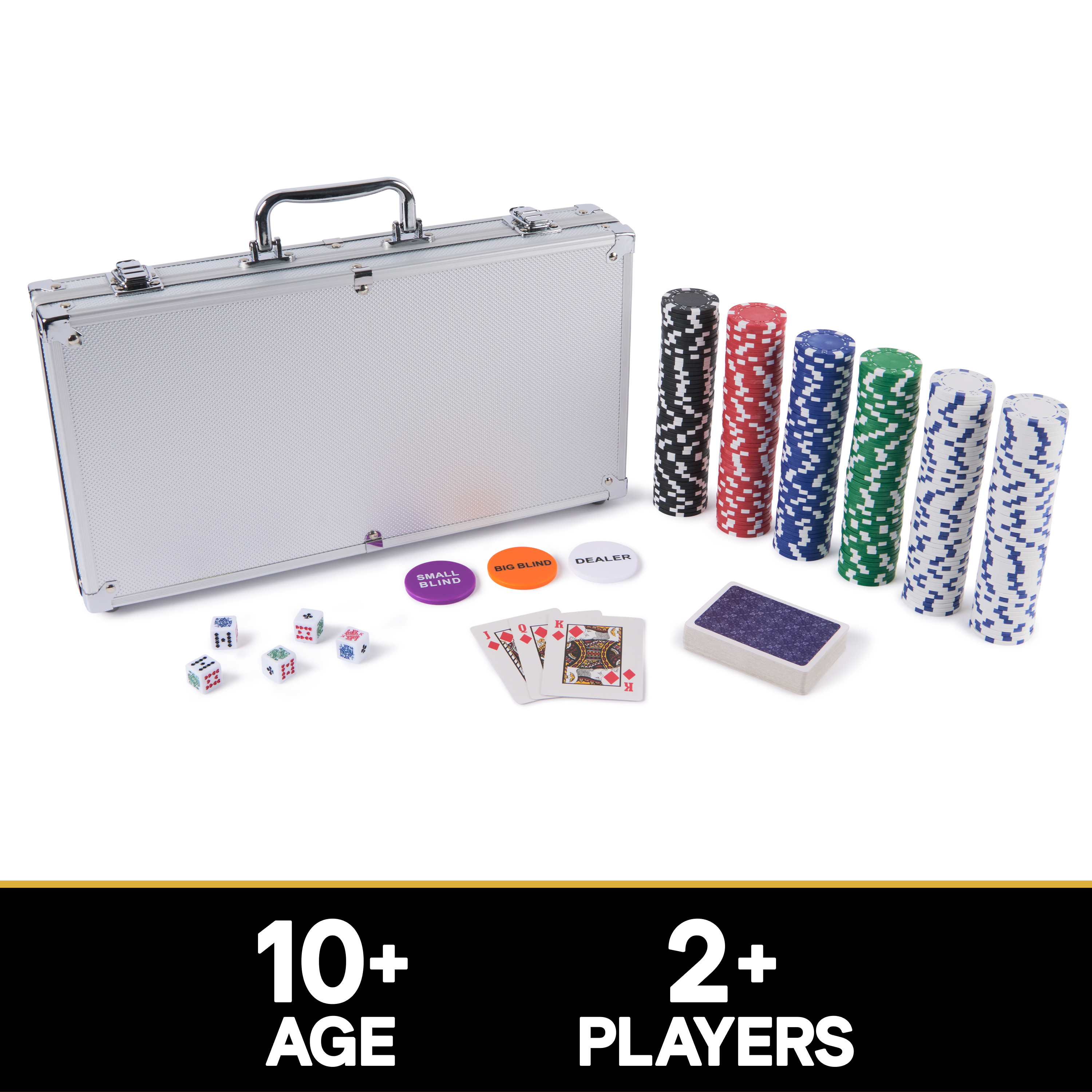 Spin Master Games, Cardinal Classics, 300-Piece Poker Set with