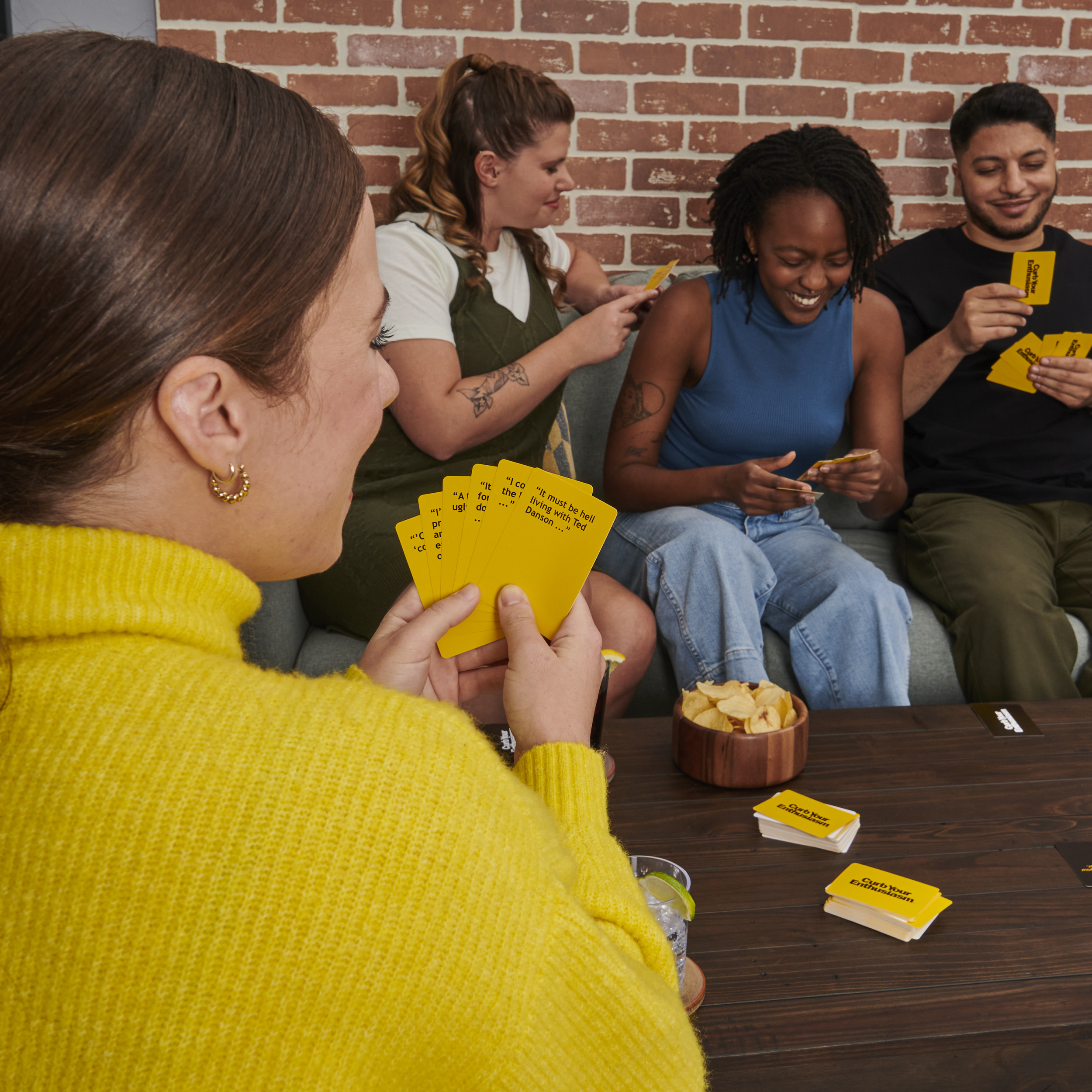 Curb Your Enthusiasm Hilarious Role-Playing Party Card Game, Ages 