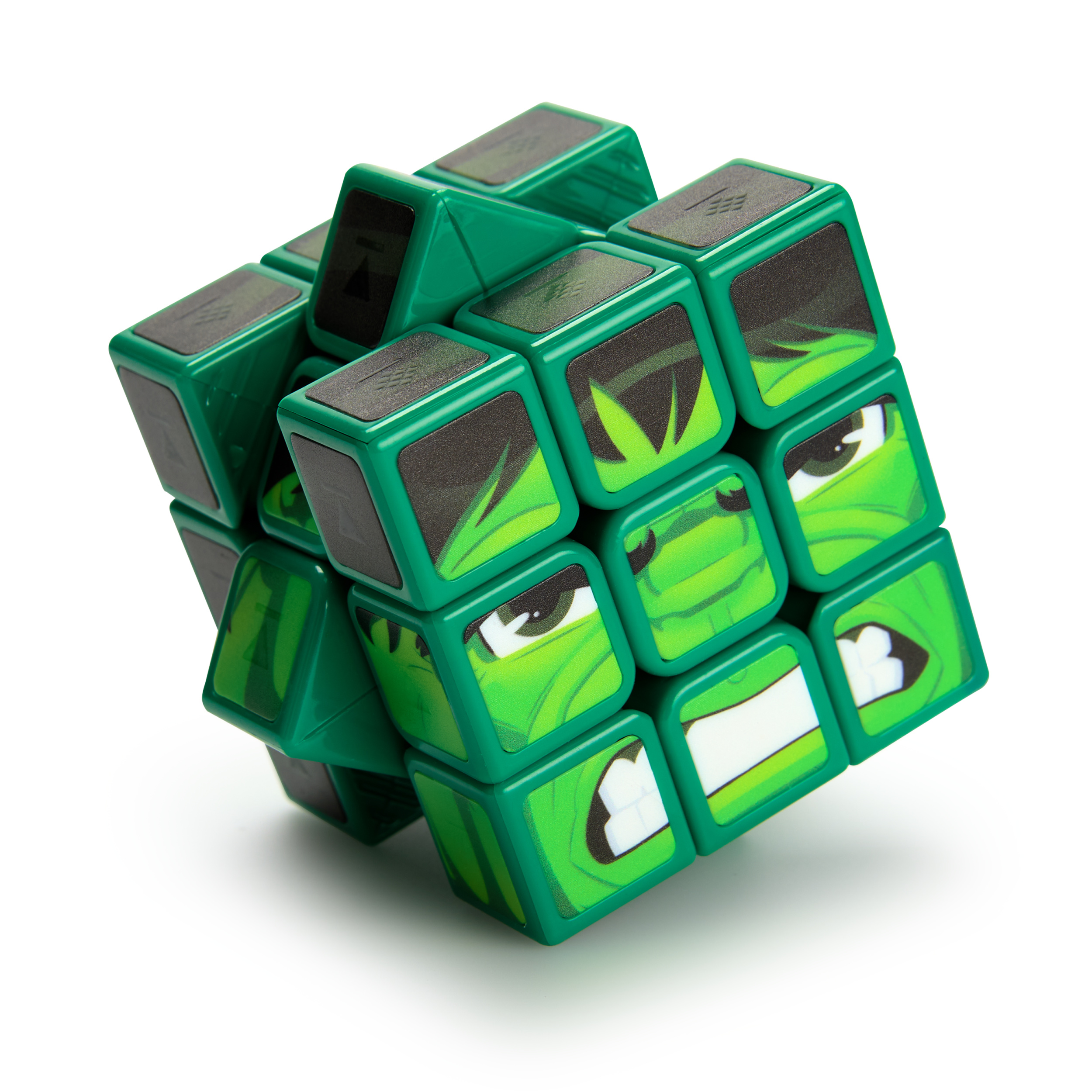 Rubik s Cube Hulk Cuber Problem Solving Brain Teaser Collectible Fidget Toy Marvel Toys Christmas Gifts for Teens Stocking Stuffers for Ages 8 Spin Master