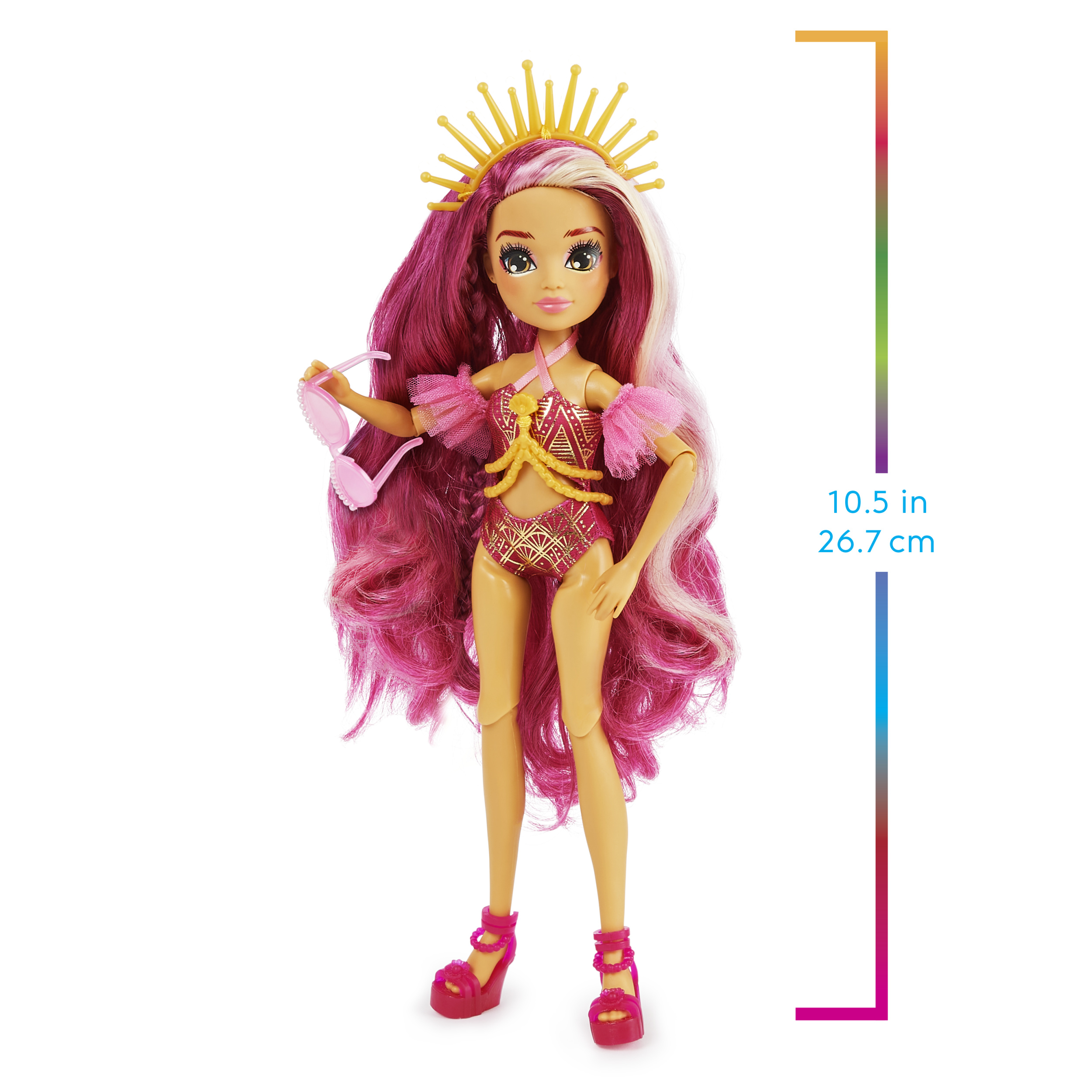 Mermaid High, Spring Break Searra Mermaid Doll & Accessories