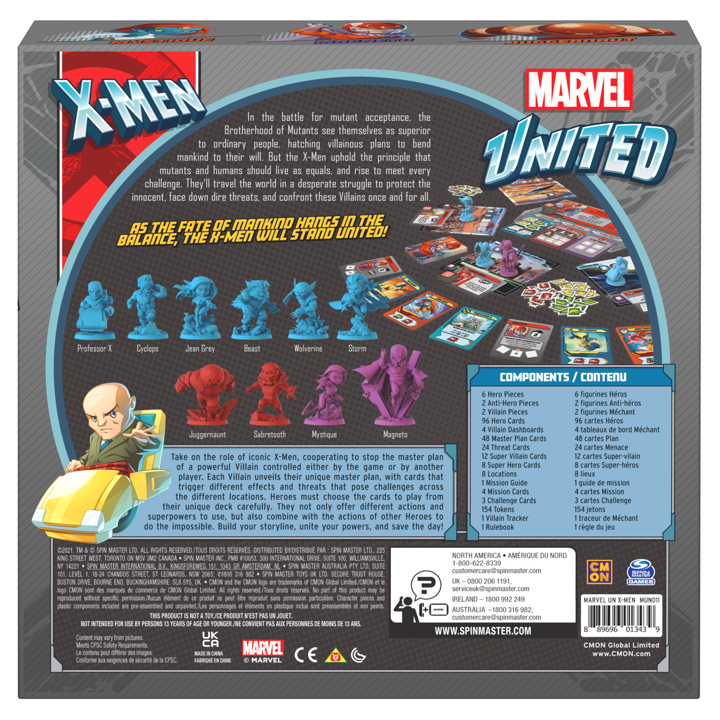 Spin Master Games, Marvel United: X-Men, Strategy Board Game
