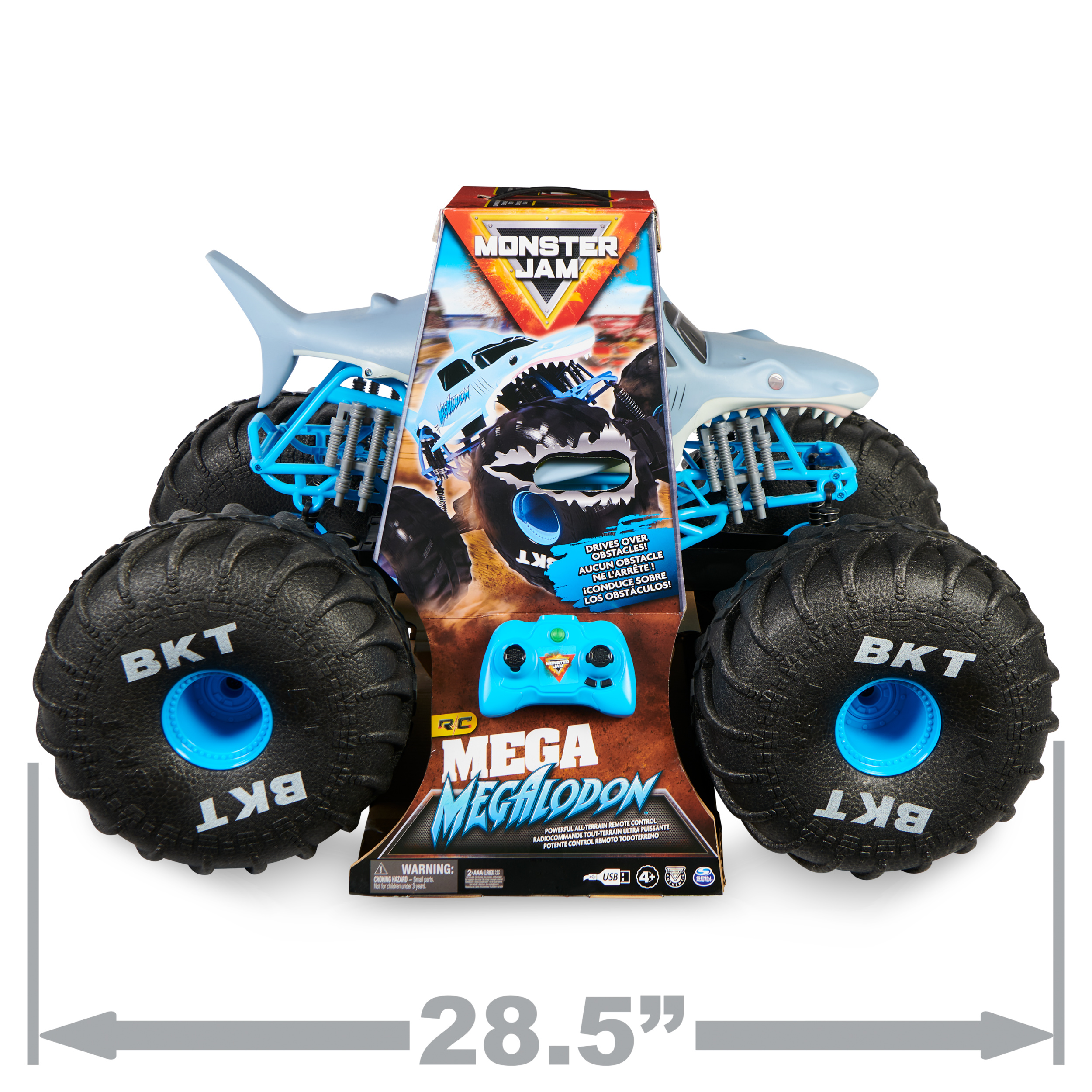 Monster Jam, Official Mega Megalodon All-Terrain Remote Control
