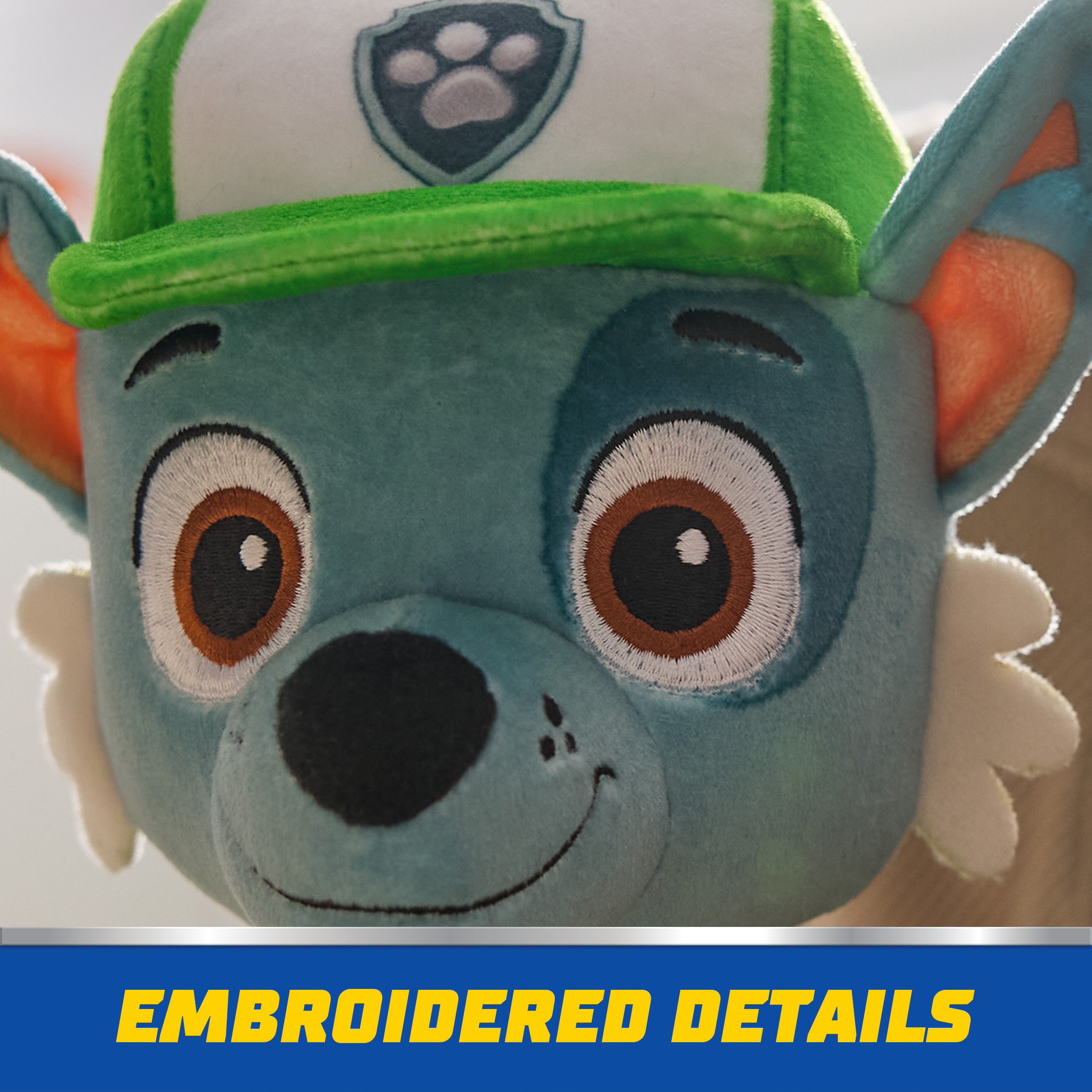 Peluche Pat’ Patrouille Rocky – 27,5 Cm – Animal En Peluche Doux – Cadeau Fille Garçon – Dès 3 Ans