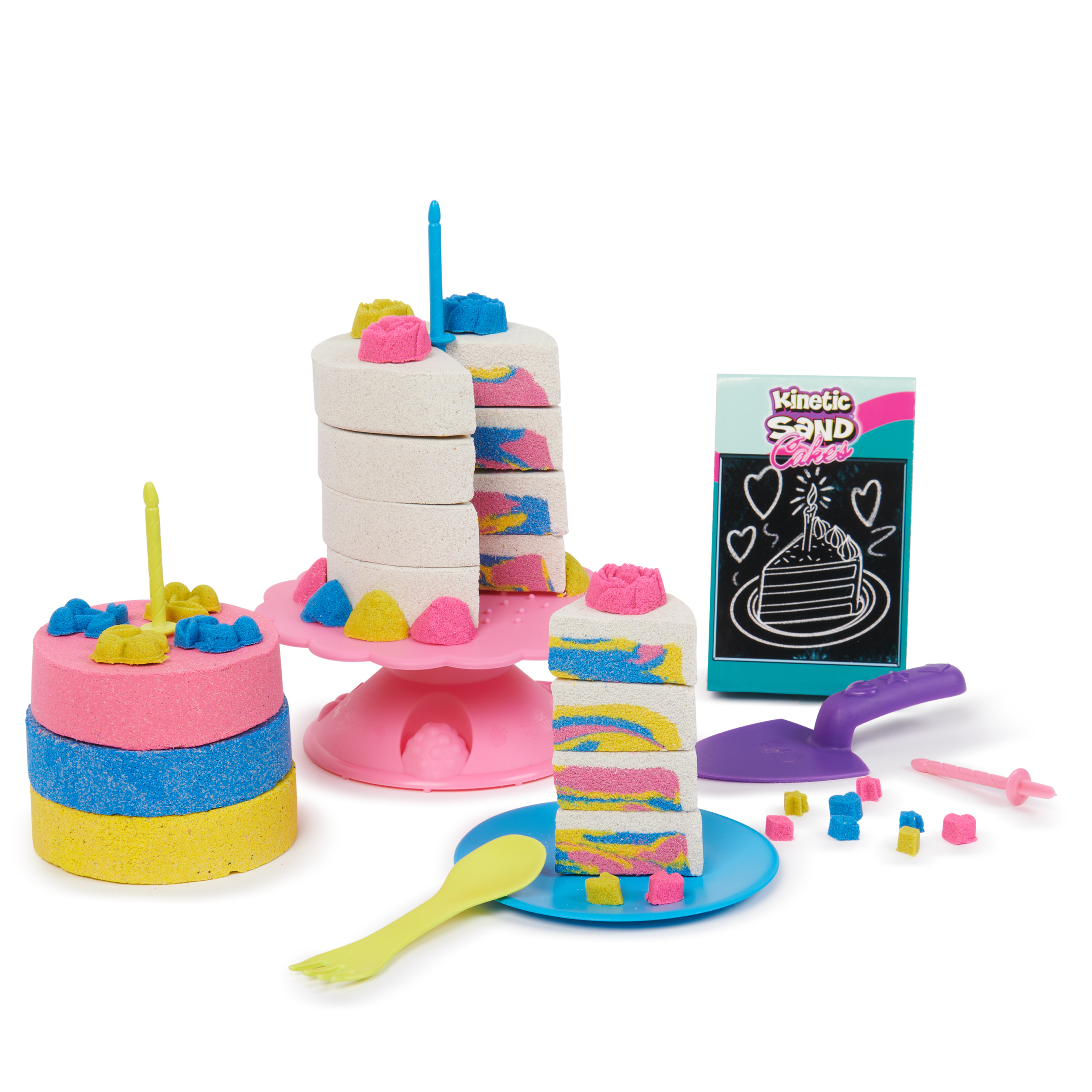Kinetic Sand Rainbow Cake Shoppe Playset Spin Master