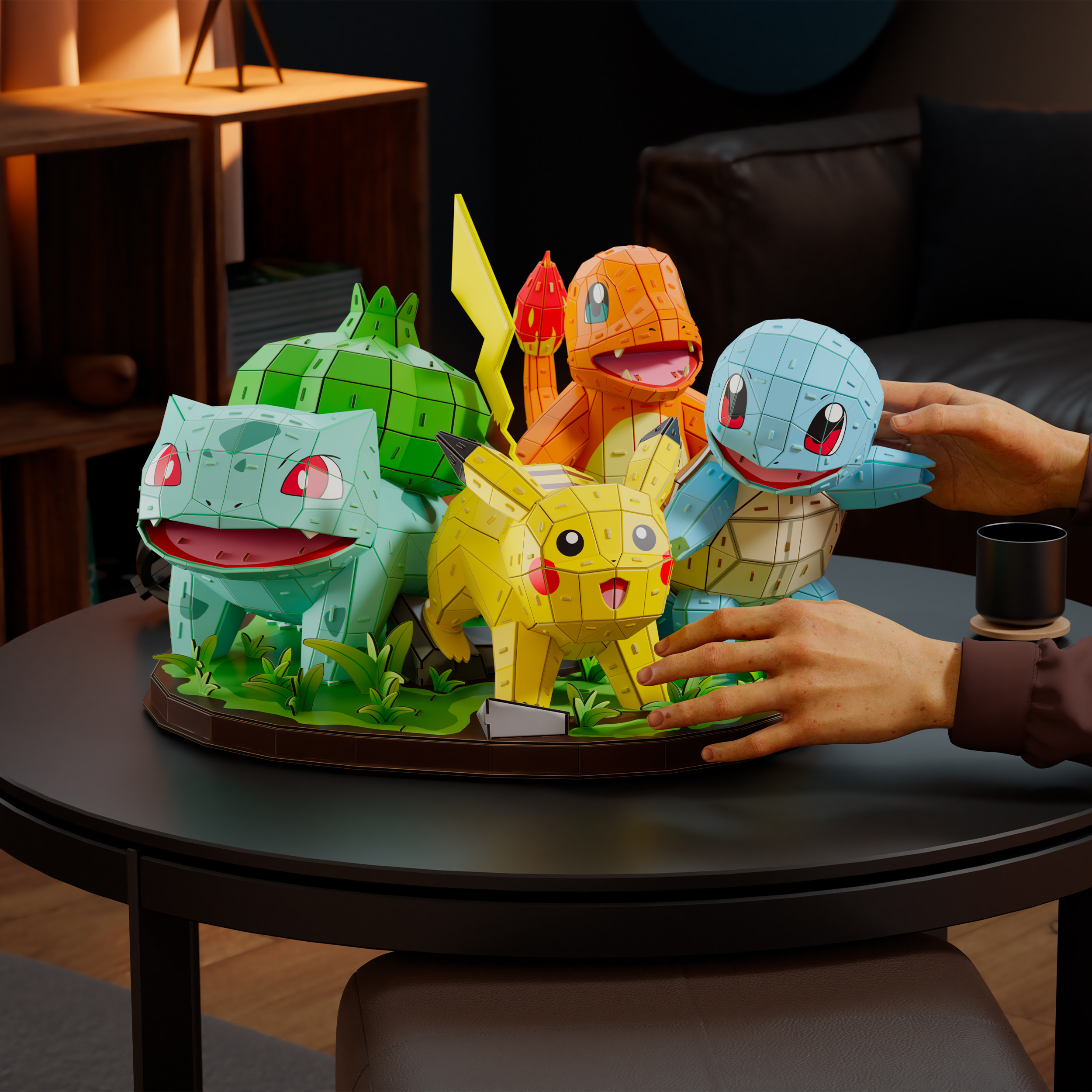 4D Build, Pokémon Starter Set 3D Model Kit, Costco Exclusive, 716