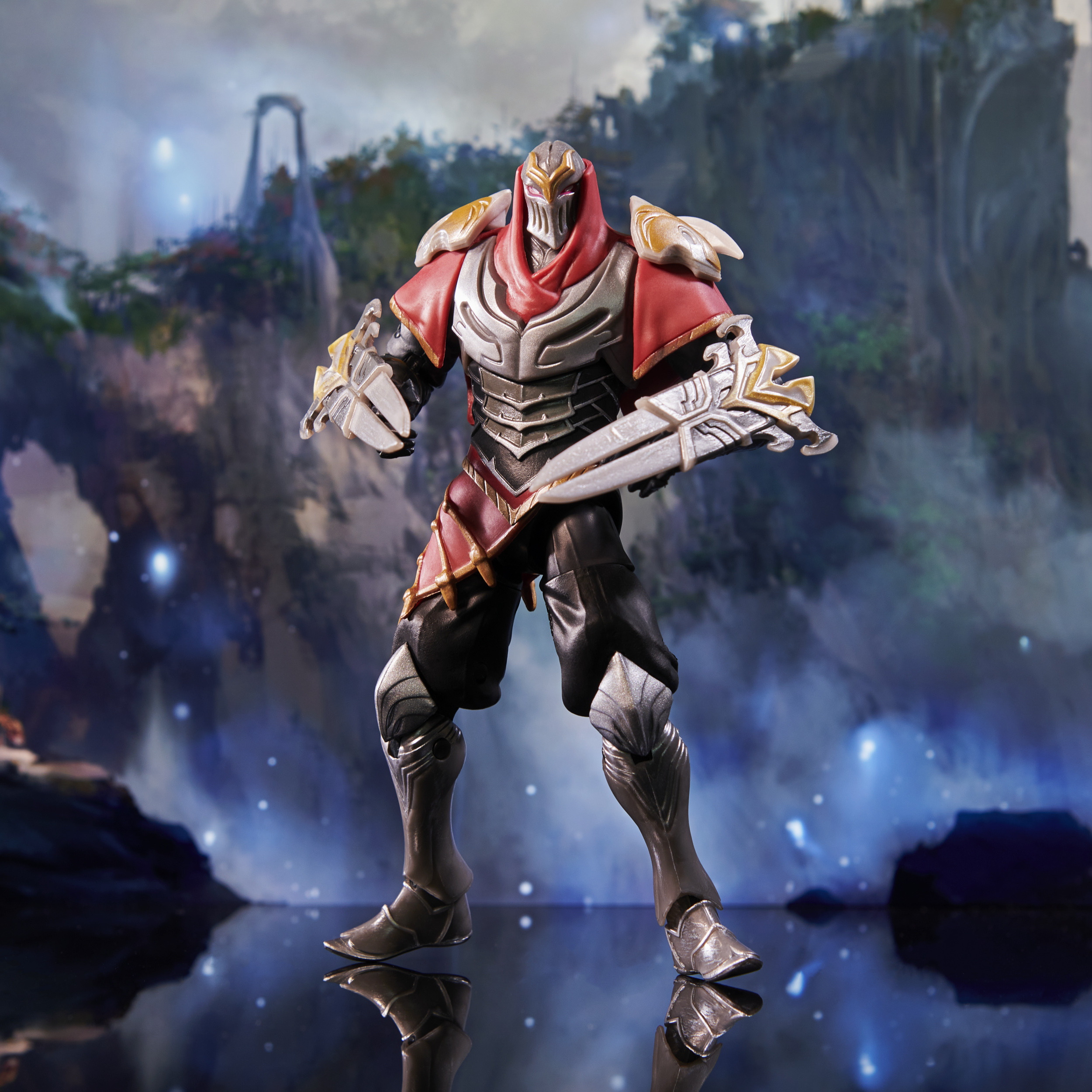 超可爱 League of Legends, 6-Inch Zed Collectible Figure w/ Premium ゲームキャラクター