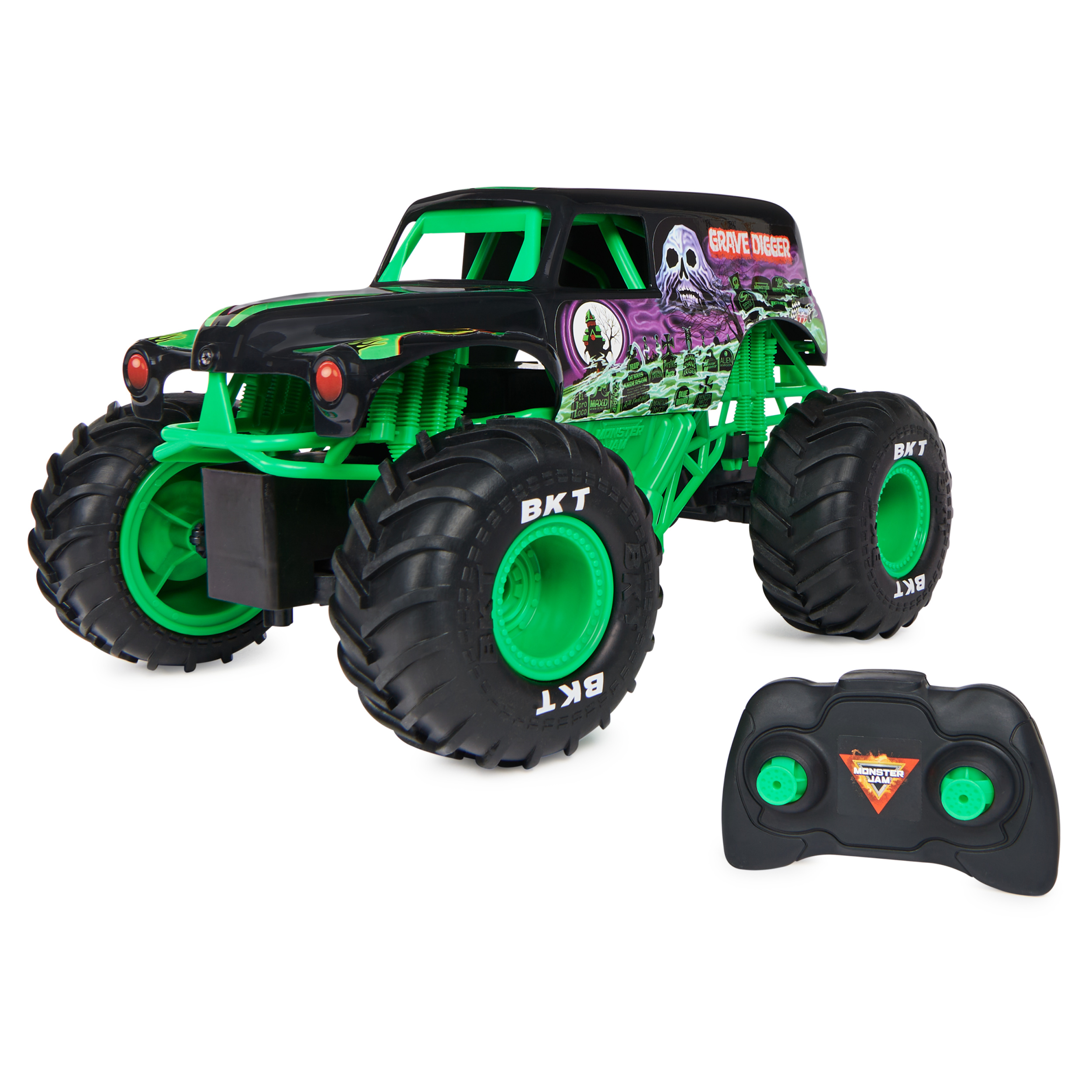 Monster Jam Official Grave Digger Remote Control Monster Truck 1 15 Scale 2.4GHz Kids Toys for Boys and Girls Ages 4 and up Spin Master