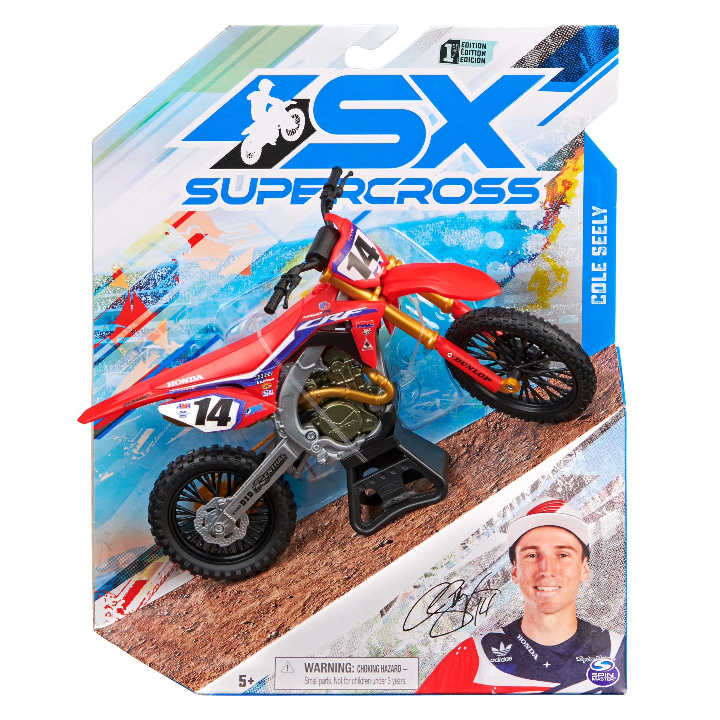 素晴らしい価格 Die-Cast Scale 1:10 Seely Cole Supercross, Motorcycle Spin | スキー