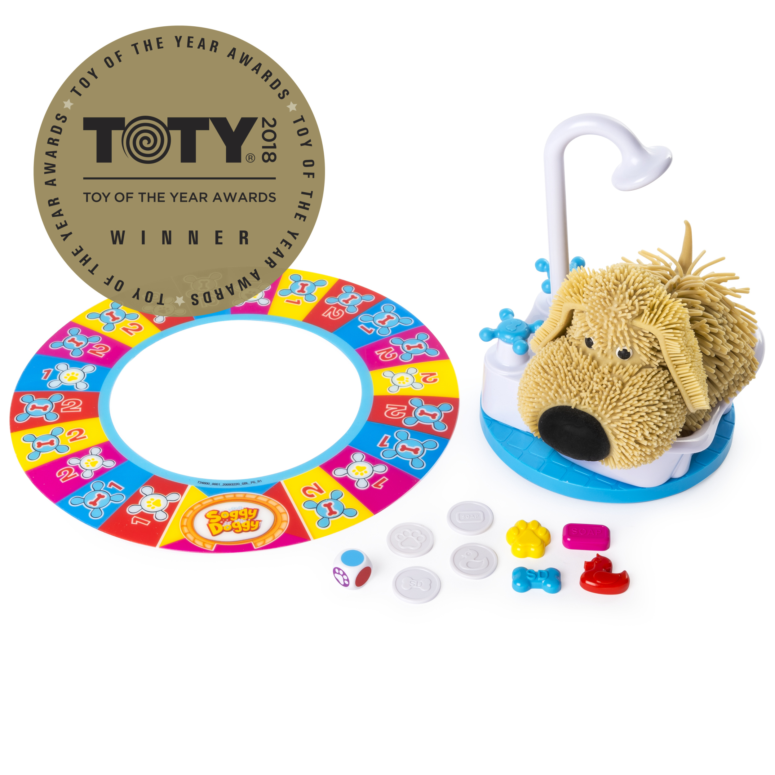 Soggy Doggy スクイーズ 2点セット Spin Master Games, Soggy Doggy, The Award-Winning Wet & Silly Kids