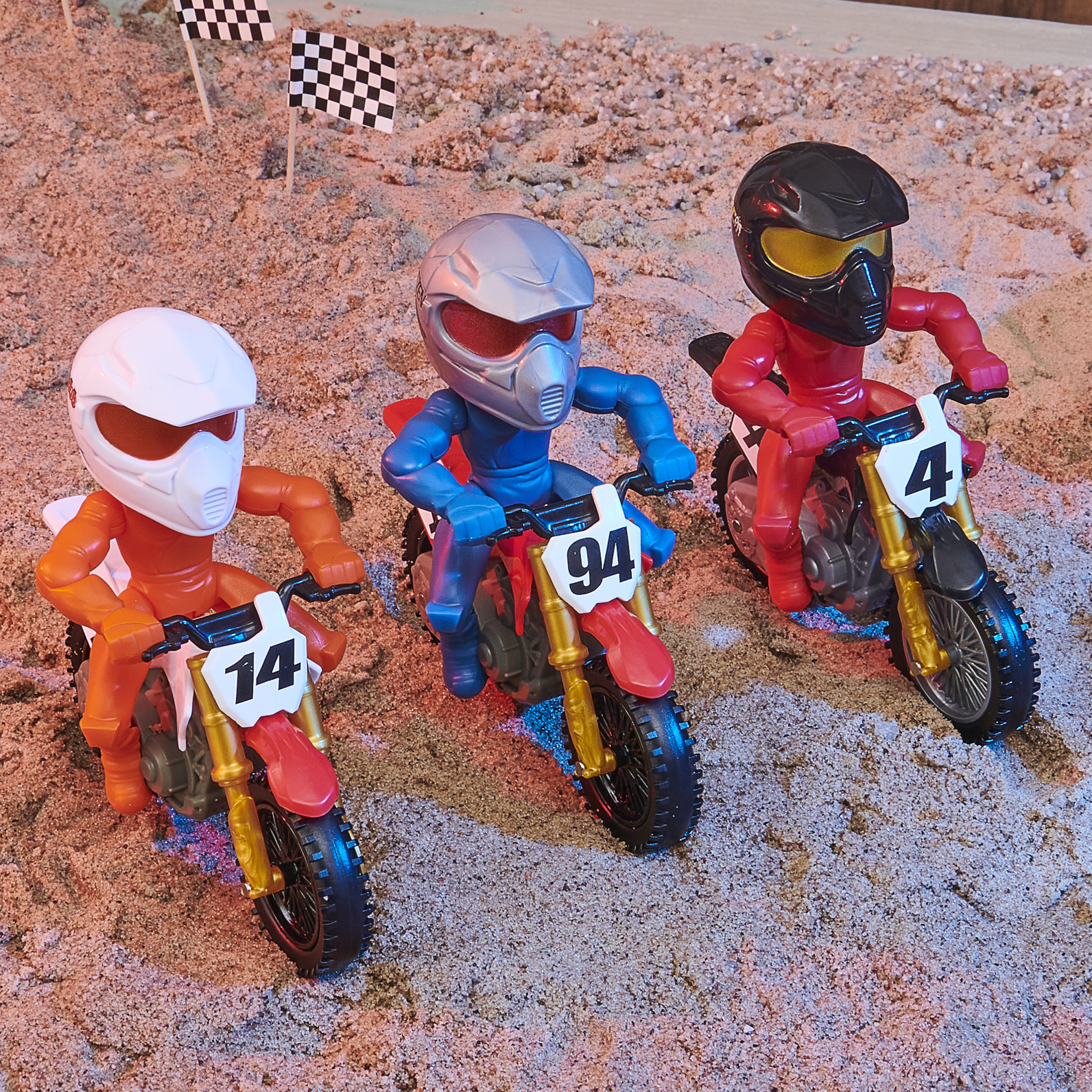 Supercross Race and Wheelie Bike Authentic Justin Brayton Collector Motorcycle 1 18 Scale Kids Toys for Boys Aged 5 and Up Spin Master