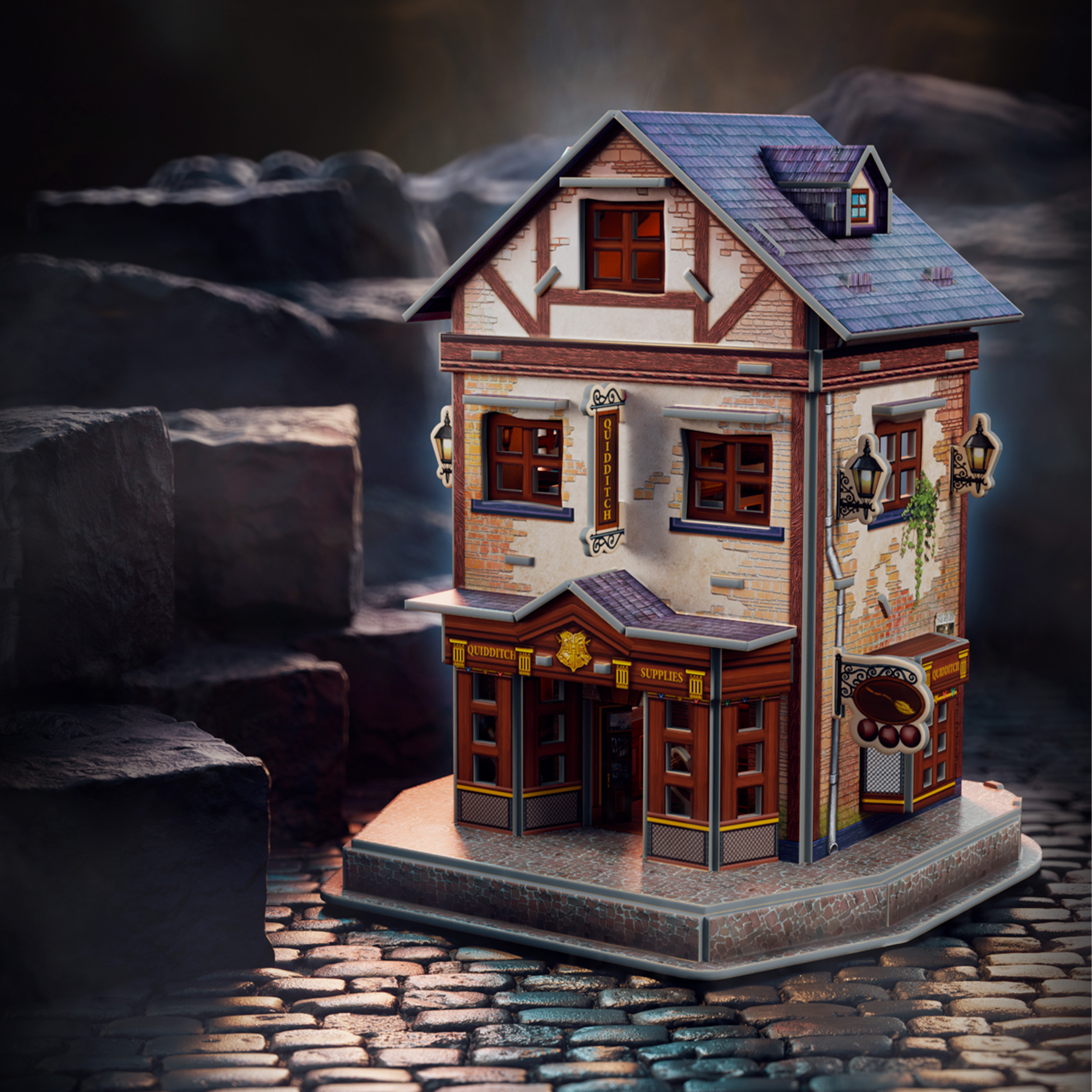 Rompecabezas 3D Build-4D De Harry Potter – 87 Piezas De Cartón | Figura De Colección De 15,4 Cm | Juguete De Construcción Sin Herramientas Para Adultos Y Adolescentes